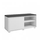 Sapateira Com Banco 1 Porta Multimóveis Cr35043 Branca