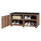 Sapateira Com Banco 1 Porta Multimóveis Cr35044 Castanho