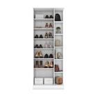 Sapateira Com Espelho 01 Porta 06 Prateleiras Íris Henn