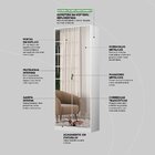 Sapateira Com Espelho 1 Gaveta 2 Portas Grife Branca