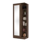 Sapateira Com Espelho 1 Porta Duetto Castanho Hp