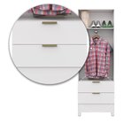 Sapateira Com Espelho 2 Portas 2 Gaveta Com Pés Clara Plus