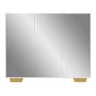 Sapateira Com Espelho 3 Portas Nina Multimóveis Mp6023 Branca