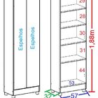 Sapateira Com Espelho Linda
