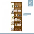 Sapateira Com Espelho Nina 100% Mdf Ypê