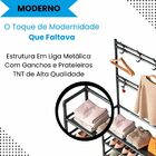 Sapateira Com Ganchos Organizadora Sapatos e Roupas com Cabid