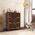 Sapateira Com Rodizio Panama Castani Bela Casa