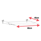 Sapateira Cromada 45x80x2cm Fico