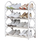 Sapateira De 4 Andares Branca Rack Organizadora Para Sapatos