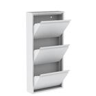 Sapateira De Aço 50 Cm Com 3 Portas Com Abertura Simultânea N