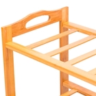 Sapateira De Bambu 24 Sapatos Com 4 Prateleiras 12 Pares Orga