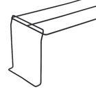 Sapateira De Chão 3 pares - Empilhável - Black -  C. 56 x L. 18 x A. 21 cm