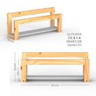 Sapateira De Chão De Madeira - Pinus