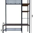Sapateira De Madeira E Ferro Estilo Industrial - Tendenci - A