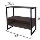 Sapateira De Madeira E Ferro Estilo Industrial - Tendenci - A