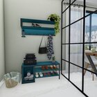 Sapateira De Madeira E Ferro Estilo Industrial - Tendenci - C