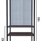 Sapateira De Madeira E Ferro Estilo Industrial - Tendenci - C