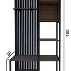 Sapateira De Madeira E Ferro Estilo Industrial - Tendenci - O