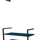 Sapateira De Madeira E Ferro - Tendenci - Deneb - Azul Secreto