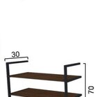 Sapateira De Madeira E Ferro - Tendenci - Deneb - Azul Secreto