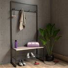 Sapateira De Madeira E Ferro - Tendenci - Sirius - Rosa Milks