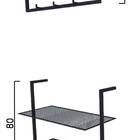 Sapateira De Madeira E Ferro Tendenci - Ursae - Chapa Vazada
