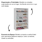 Sapateira De Madeira Estante Multiuso Prateleira Ajl Léa Bran