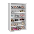 Sapateira De Madeira Estante Multiuso Prateleira Ajl Léa Bran