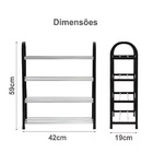 Sapateira Desmontável 60cm De Plástico Resistente