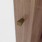 Sapateira Duetto Com Espelho 1 Porta Jequitibá Brilho - Henn