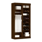 Sapateira Dupla De Madeira Maciça Viena - Avelã