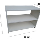 Sapateira E Banco Para Hall  Mdf Branco