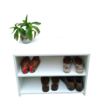 Sapateira E Banco Para Hall  Mdf Branco