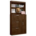 Sapateira E Porta Objetos Com Espelho Pedras Malbec