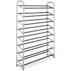 Sapateira Em Aço Inox Cromado Até 40 Pares Tênis Ou Sapatos