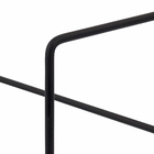 Sapateira em Aço Preto Fosco 6 Pares 45x22x40,5cm DS Artefatos