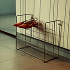 Sapateira em Aço Preto Fosco 6 Pares 45x22x40,5cm Japonismo DS Artefatos