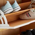 Sapateira Em Madeira Maciça 3 Portas 18 Pares Basil - Mel Bra