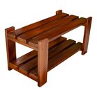 Sapateira Em Madeira Para Organizar Sapatos Cor Imbuia