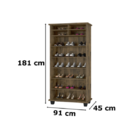 Sapateira Encanto Amadeirado C/espelho - Rv Móveis