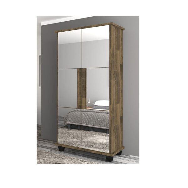 Sapateira Encanto Amadeirado C/espelho - Rv Móveis