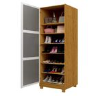 Sapateira Espelhada Para 40 Pares 1 Porta Gold Naturale - Red