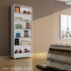 Sapateira Espelho 2 Portas Branca Prateleiras Magia Móveis