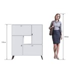 Sapateira Estante Com 4 Portas 8 Prateleiras E Nicho Completa