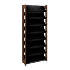 Sapateira Estante Decorativa Para Quarto Az1006 Mdp Preto/nog