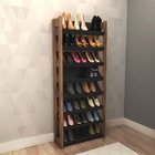 Sapateira Estante Decorativa Para Quarto Az1006 Mdp Preto/nog