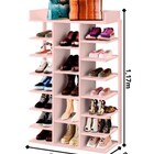 Sapateira Estante Lia Com 19 Divisórias Rosa Potente