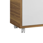 Sapateira Estilo 1 Porta 2 Prateleiras com Rodizios Caemmun