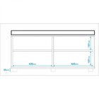 Sapateira Estofada 1 Porta Brv Móveis Castanho/estofado Preto