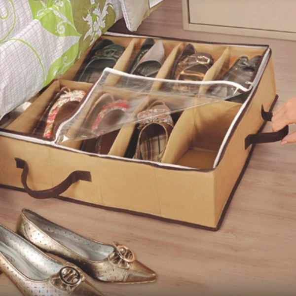 Sapateira Flexível Vb Home Para 12 Pares Marrom